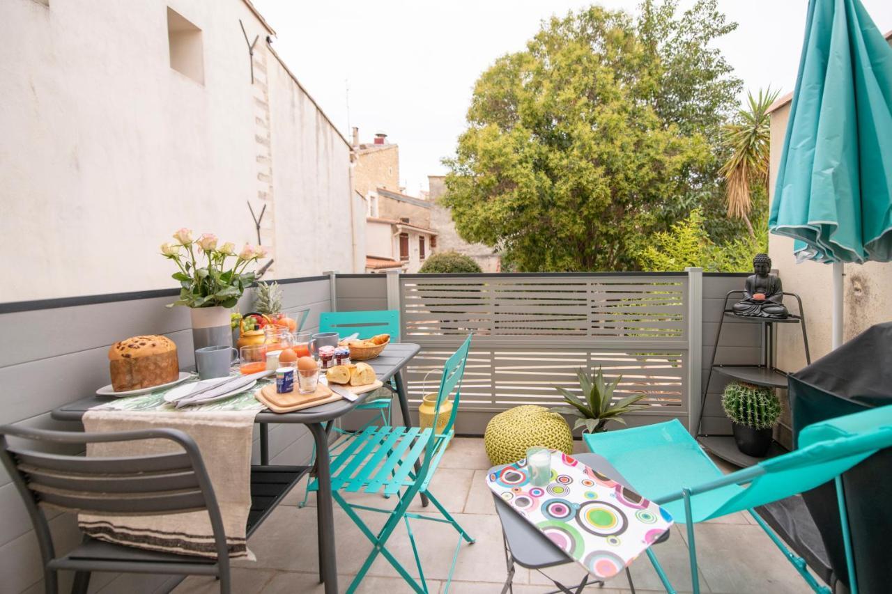 Suite Oisivete Avec Terrasse Vue Sur Patio Et Clim มงต์เปอลิเยร์ ภายนอก รูปภาพ